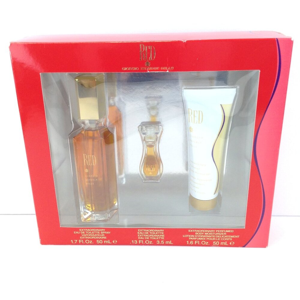 Giorgio Beverly Hills Red 3 Piece Gift Set
